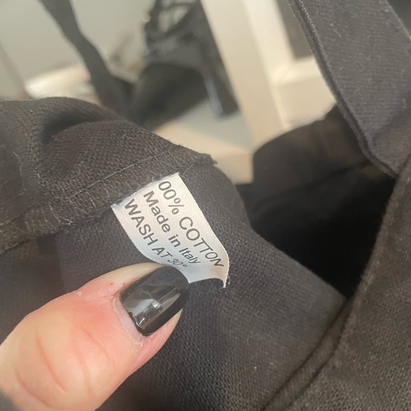 SAINT LAURENT RIVE DROITE EVERYTHING NOW TOTE BLACK - Picture 3 of 3